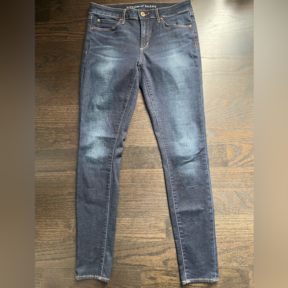 Articles of society skinny Jean Mya Waverly Wash Sz 28